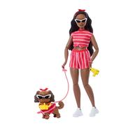 Barbie Looks Afro-américains Assortis Avec Une Poupée Chien