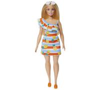 Barbie Loves the Ocean - Aime l'Océan - Poupée Blonde en plastique recyclé - Poupée Mannequin - 3 ans et +