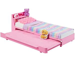 Barbie - Ma Première, Coffret pour Tout-Petits, Coffret Heure du Dodo Ma Première, Mobilier, Lit Gigogne, Chiot en Peluche Et Accessoires, Jouet Enfant, Dès 3 Ans, Hmm64