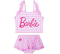 Barbie Maillot de Bain Fille, Maillot de Bain 2 Pieces avec Sangle Réglable et Tissu Élastique, Bikini Plage ou Piscine, Ete Cadeau Fille