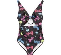 Barbie - Maillot de bain Logo pour femme NS7154 (S) (Noir)