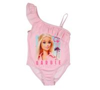 Barbie, Maillot de Bain Une pièce, Fille, Enfant (3 à 8 Ans), Combinaison, Body, Rashguard, Bikini, Une pièce, Piscine, Plage, Baignade, été, modèle Bar 5244451 S1-3/4A, Rose
