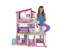 Barbie Mobilier Dreamhouse, Maison de rêve pour poupées avec piscine