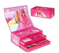 Barbie Coloriage Enfant Malette Dessin Enfant Crayons de Couleur Feutres Peinture Enfant Fille