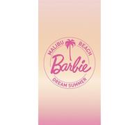 Barbie - Malibu Beach - Serviette De Plage 100% Coton 70x140cm