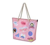 Barbie Malibu-Sac de Plage Soleil, Rose, 52 x 37 cm