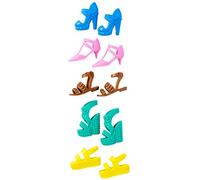 Barbie Mattel Accessories Curvy & Tall Doll Shoe Pack (FCR93)
