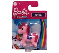 Barbie Mattel HFG32 Dreamtopia Lollipop Unicorn Paillettes Crinière Mini Licorne Figurine de jeu Rose Pour enfants 5 cm Petit