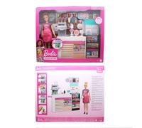 Barbie Mattel vous pouvez être n'importe quoi Curvy Barbie Coffee Shop...