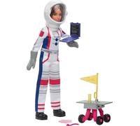 Barbie Coffret Astronaute 65ème Anniversaire – Poupée brune, 10 accessoires – HRG45