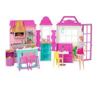 Barbie Mobilier coffret Restaurant avec une poupeacutee incluse plus de 30 accessoires et 6 zones de jeux dont cuisine et fou[173]