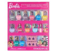 Barbie Movie Ensemble De Maquillage 18 Pièces Comprend 15 Vernis À Ongles Avec 2 Espaceurs À Orteils Et 1 Fichier À Ongles By