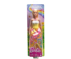 Barbie Muñeca Barbie Dreamtopia Princesa Amarillo Hrr09 Mattel - Poupée Princesse Dreamtopia, Robe Jaune