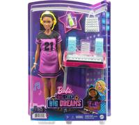 Barbie Musique Ensemble de Jeu Brooklyn Enregistrement Studio Poupée Inclus