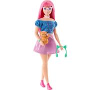 Barbie Mystères : poupée de détectives de plage Daisy portant une tenue amovible signature avec des accessoires de narration, y compris un chaton