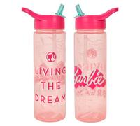 Barbie Paille à rabat Dream 600 ml - Produit officiel par Polar Gear - Réutilisable - Sans BPA - Plastique recyclable - Idéal pour l'école, la crèche, le sport, le pique-nique - Rose