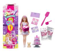 Barbie Party Unboxed Série Anniversaire Animal de Compagnie - robe violette, Poupée