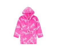 Barbie Peignoir à capuche en polaire rose pour fille