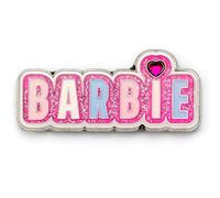 Barbie Pin's avec logo scintillant – Rose, taille unique, zinc