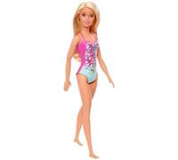 Barbie Plage Maillot De Bain A Fleurs Roses