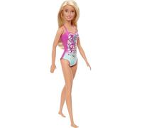 Barbie Plage Maillot De Bain A Fleurs Roses