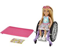 Barbie Playset Boîte Cassée Chelsea Avec Chaise Roulante Mattel HGP29