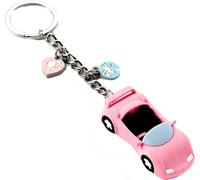 Barbie - Porte-clés 3D voiture TA13323 (taille unique) (rose/bleu/argent)