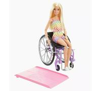 Barbie - Barbie Fauteuil Roulant Blonde - Poupée - 3 Ans Et +