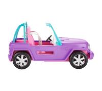 Barbie Poupée Avec Véhicule Tout-terrain à Roues Roulantes