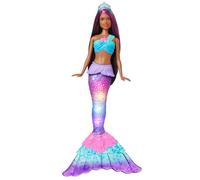 Barbie-Poupée Barbie Dreamtopia Sirène Lumières Scintillantes, 3-7 Ans