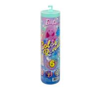 Barbie Poupée Color Reveal Sirènes JMW61 – avec 6 surprises, changement de couleur, breloques