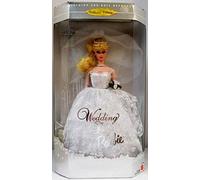 BARBIE poupée blonde - 1960 fashion and doll reproduction editon collector - wedding day - ROBE blanche DE MARIEE - le mariage - mattel 1996