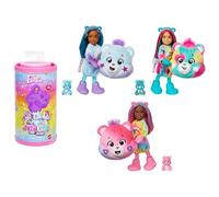 Barbie Poupée Chelsea Cutie Reveal série Bisounours Petite poupée et Accessoires avec Costume en Peluche et 6 Surprises, Dont Le Changement de Couleur, série 2 (Les Styles Peuvent Varier), JGH75