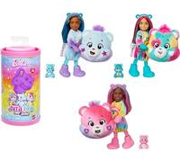 Barbie Poupée Chelsea Cutie Reveal série Bisounours Petite poupée et Accessoires avec Costume en Peluche et 6 Surprises, Dont Le Changement de Couleur, série 2 (Les Styles Peuvent Varier), JGH75