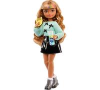 Barbie Poupée et Accessoires Dream Besties Zia, poupée articulée avec Tenue Amovible et Cheveux Bruns ondulés, 7 éléments capillaires ou sur Le thème de la Lune, JGG36