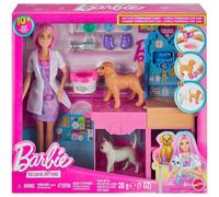 Barbie - Poupée et ensemble pour clinique vétérinaire