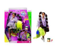 Barbie Poupée extra avec tresses & élastiques à cheveux, poupée à habiller, poupée de mode