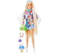 Barbie Poupée extra Flower Power, poupée à habiller, poupée de mode
