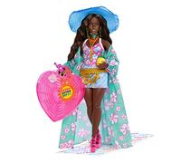 Barbie Poupée mannequin Extra Plage HPB14