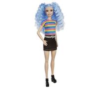 Barbie Poupée Fashionistas Cheveux Bleus #170