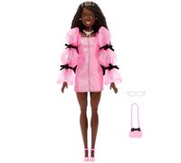Barbie Poupée Deluxe Style n°14 – mini-robe rose métallisée Barbiecore