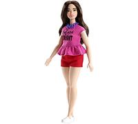 Poupee mannequin Barbie Fashionistas Curvy Brune #98 Tenue Future is Bright