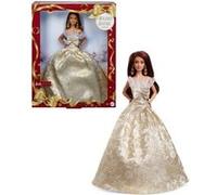 Barbie Poupée Joyeu Noël Poupée châtain JBH97 Marron
