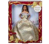 Barbie - Poupée Joyeux Noël - Poupée châtain - JBH97