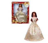 Barbie - Poupée Joyeux Noël - Poupée châtain - JBH97