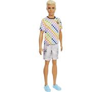 Barbie Poupée Ken Fashionistas T-Shirt Carreaux