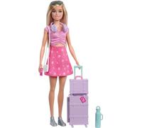 Barbie Poupée Malibu Aventures sans Limites avec Bagages et Accessoires de Voyage , JMJ47