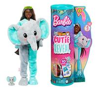 Poupée Barbie Cutie Reveal Série Jungle avec éléphant Multicolore G