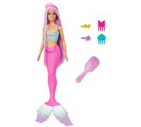 Barbie Poupée mannequin Fantaisie sirèneà cheveux longs