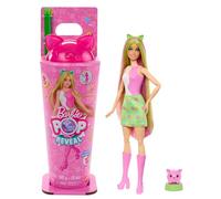 Barbie Poupée Pop Reveal et accessoires, série Shakes, poupée style lapin parfumée et animal de compagnie, 8 surprises dont une fonction changement de couleur